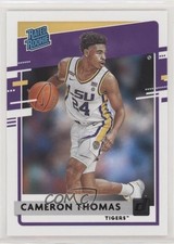 2021 Chronicles Draft Picks Donruss Rated Rookies Black Cameron Thomas #40 0p61