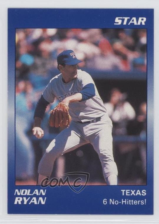 1990 Star Nolan Ryan Blue 1 Nolan Ryan #6 HOF 1h9