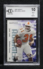 2000 Skybox Impact Rookies Jamal Lewis #52 BCCG 10 Mint or Better 1c30