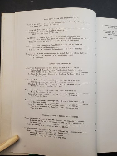 Molecular Biology of Erythropoiesis Hardbound 1st ED. - Picture 12 of 14