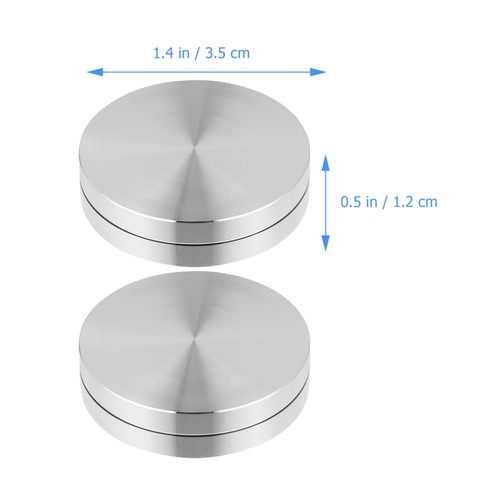2 Pcs Baking Turntable Rotating Bearing Metal for Cake Decorating - Bild 7 von 12