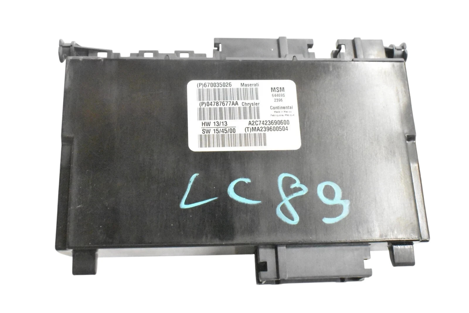 14-20 Maserati Ghibli Levante Front Left Side Seat Control Controller Module Oem