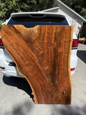 Custom Black Walnut Live Edge  Table Top
