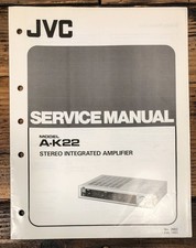 JVC A-K22 Amplifier Service Manual Original 