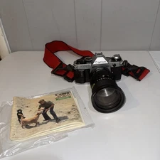 Canon AE-1 35mm SLR Film Camera W/ Canon Zoom Lens FD 35-105mm 1:3.5 - UNTESTED