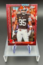 2025 Topps Chrome Myles Garrett #70 Football Leather Refractor