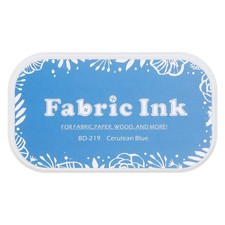 Ink Pads for Stamps, 3.7x2.2 Inch Fabric Ink Pad, Blue