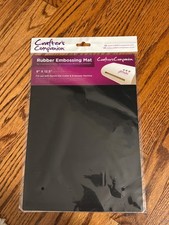Crafters Companion - Gemini- Rubber Embossing Mat- 9"x12.5" new