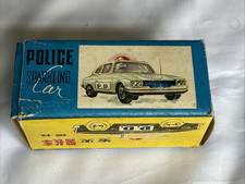 1970's Tin Litho Friction Police Car. Sparkling MF 900. With Original Box