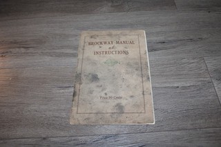 Instructions for Care & Operation of Brockway Motor Trucks 1920