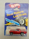 Vintage 1983 Hot Wheels Real Riders Red '57 T-Bird New in Pack Grey Hubs