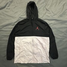 Nike Air Jordan Jumpman Windbreaker Jacket Water Repel Full Zip Mens Small