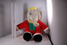 Vintage 1988 Gund Babar The Elephant 15  Plush Stuffed Animal