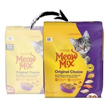 Meow Mix Original Choice Dry Cat Food, 30 lb. Bag