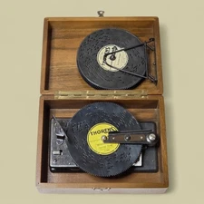 Vintage Thorens AD30 Disc Music Box Wood Case Switzerland Parts Restoration