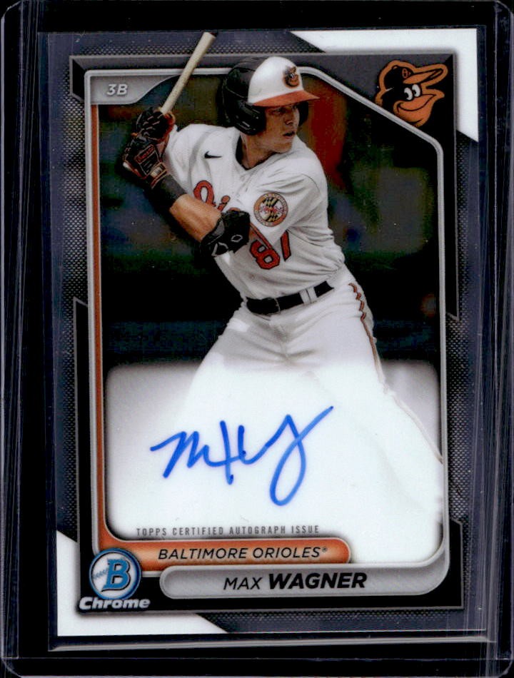 2024 Bowman Max Wagner Chrome Prospect Auto #CPA-MW Orioles