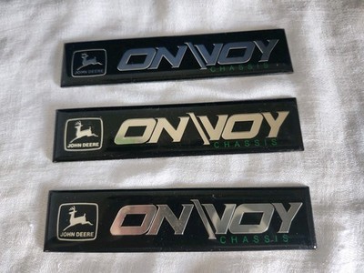 JohnDeere;''ON/VOY Chassis''Gas, 3 PC;4.75'' X 1.25'' DECAL