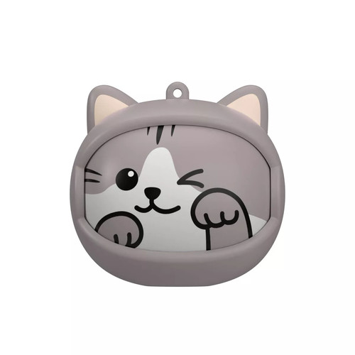Winking Cat TWS earbuds Headphones Gray Face Changing USBC 5 Hour Charge