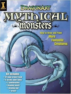 DRAGONART MYTHICAL MONSTERS: HOW TO DRAW AND PAINT MORE By Jessica Peffer *NEW*