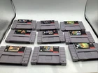 9 Super Nintendo Game Cartridge Jedi Rangers Batman Bond Yoshi’s Racer Timon 006