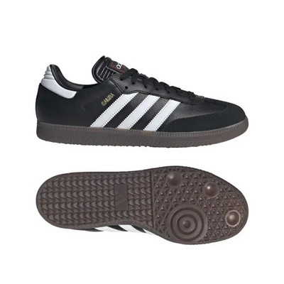 ADIDAS TRAINERS SAMBA 43 1/3 - SIZE: MEN 9.5 (AU/UK M9) - BLACK/WHITE