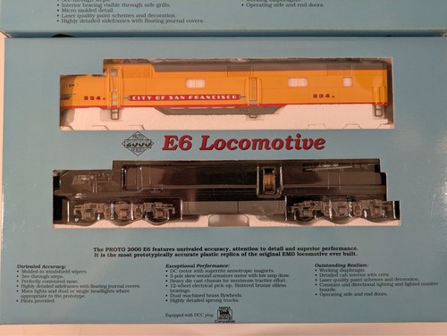 HO E6 A/B/B Set (1 Pwd+2 Dmy) UP Union Pacific DCC Ready NIB NOS #23196/270/1 - Picture 3 of 6