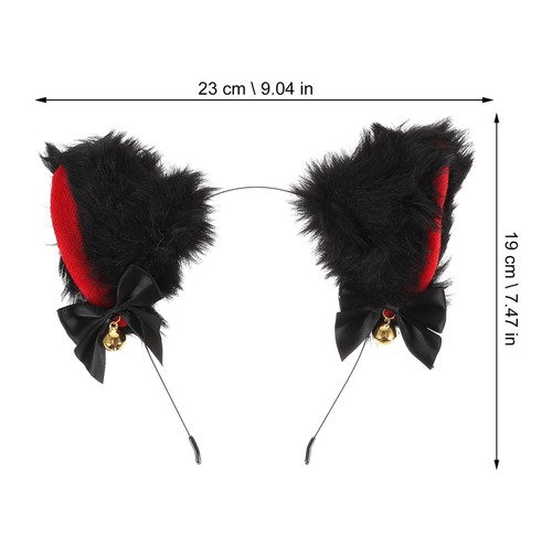 3 Sets Cat Headband Necklace Suit Performance Costume Accessory Lolita Choker - Imagen 2 de 10