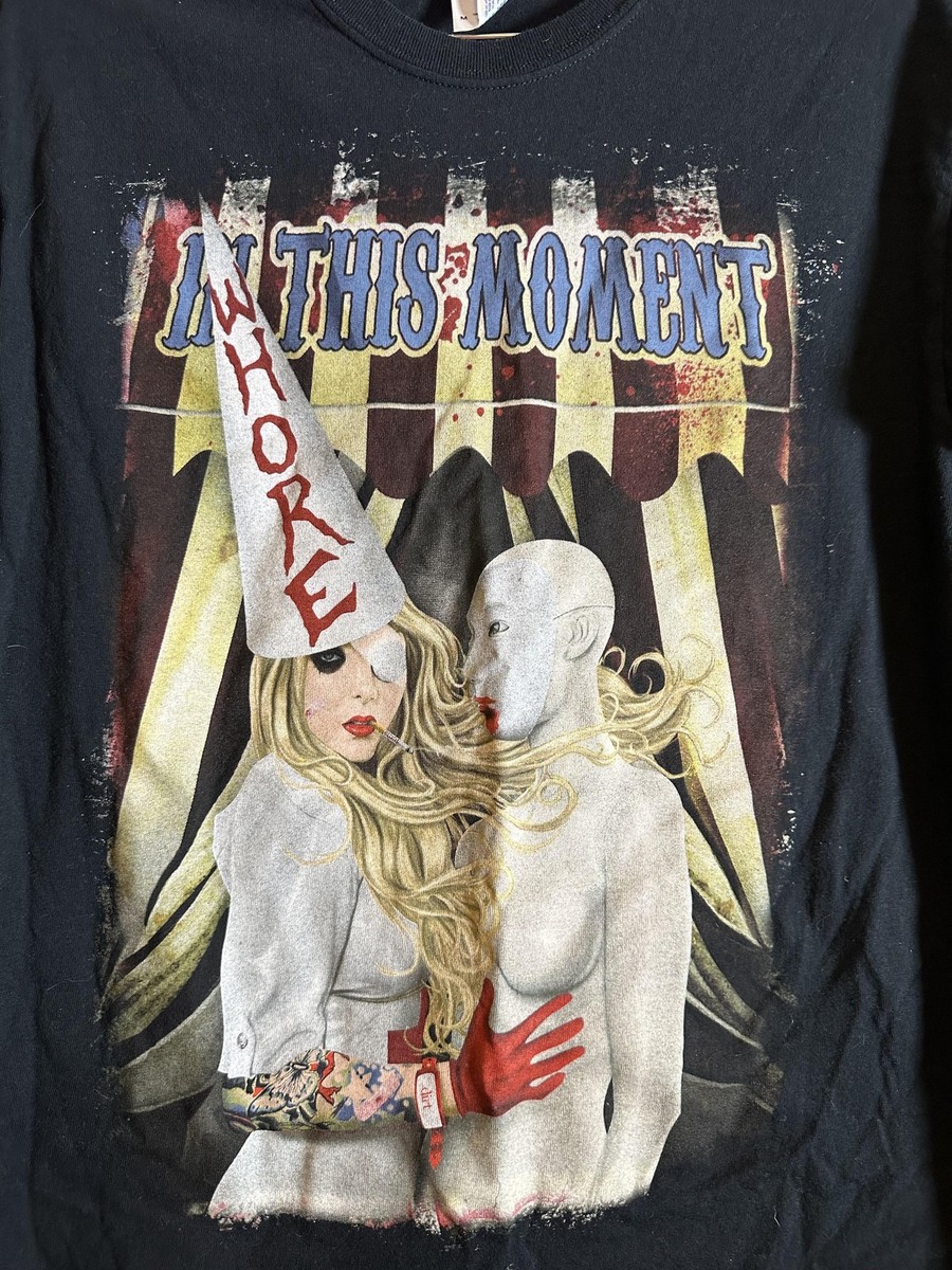 In This Moment Whore Shirt Mens Medium Black 2013 Tour Band Tee