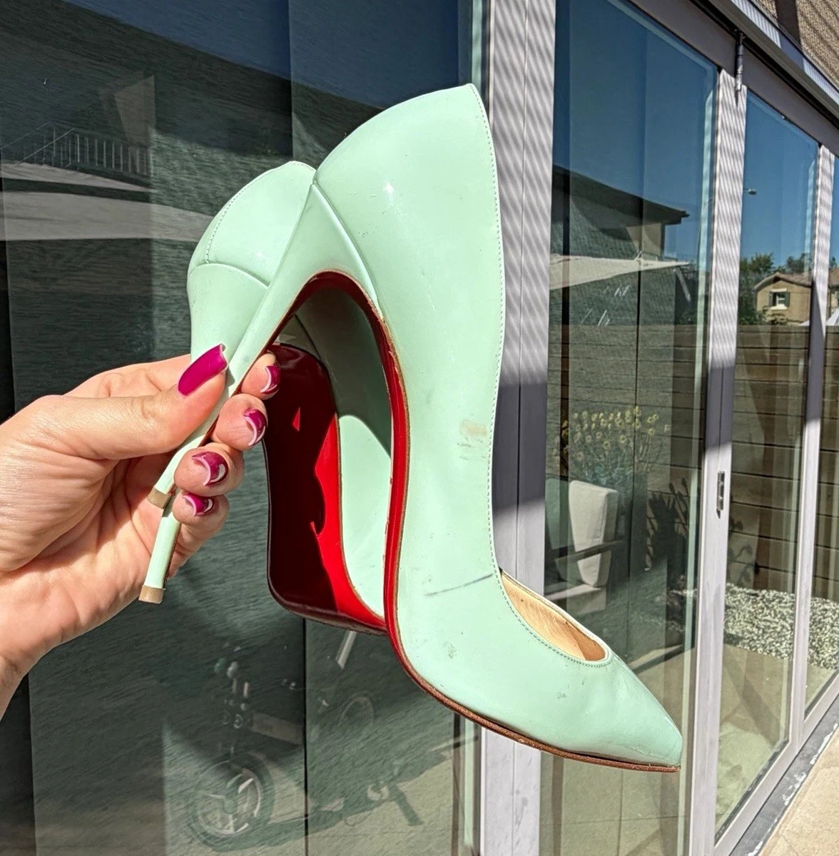 Christian Louboutin パンプス ミントグリーン 36.5 Christian Louboutin Women's Green for sale | eBay