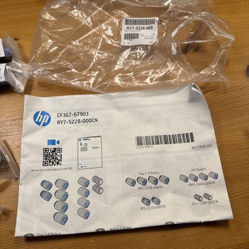 Lot de rouleaux de rechange pour scooter HP CF367-67903 - Photo 3/6