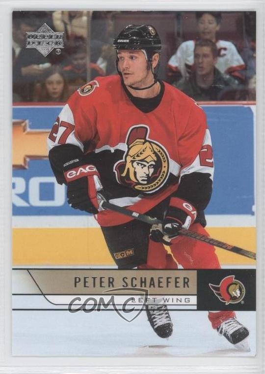 2006-07 Upper Deck Peter Schaefer #386 0b9