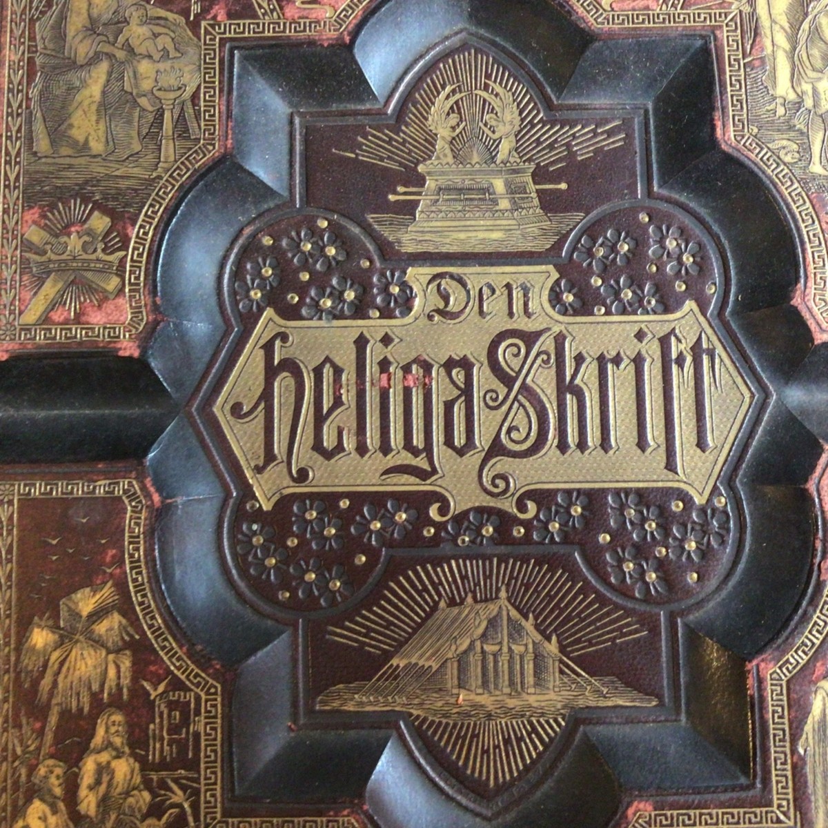 中世の聖書の画集 LES PLUS BELLES BIBLES 1889 Swedish Bible Antique MINT CONDITION illustrations by Gustave