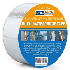 ADHES Upgrade Butyl Tape Waterproof Tape, 1.2mm Thick, 2 inch x 16 feet