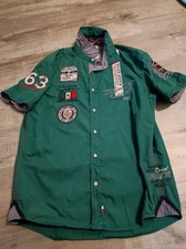 Herren Camp David Kurzarmhemd Größe L Grün