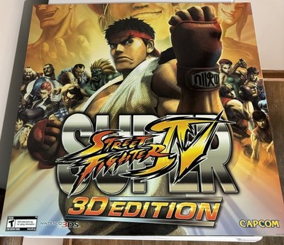 Super Street Fighter 4 3D Edition Promo Poster GameStop 24x24