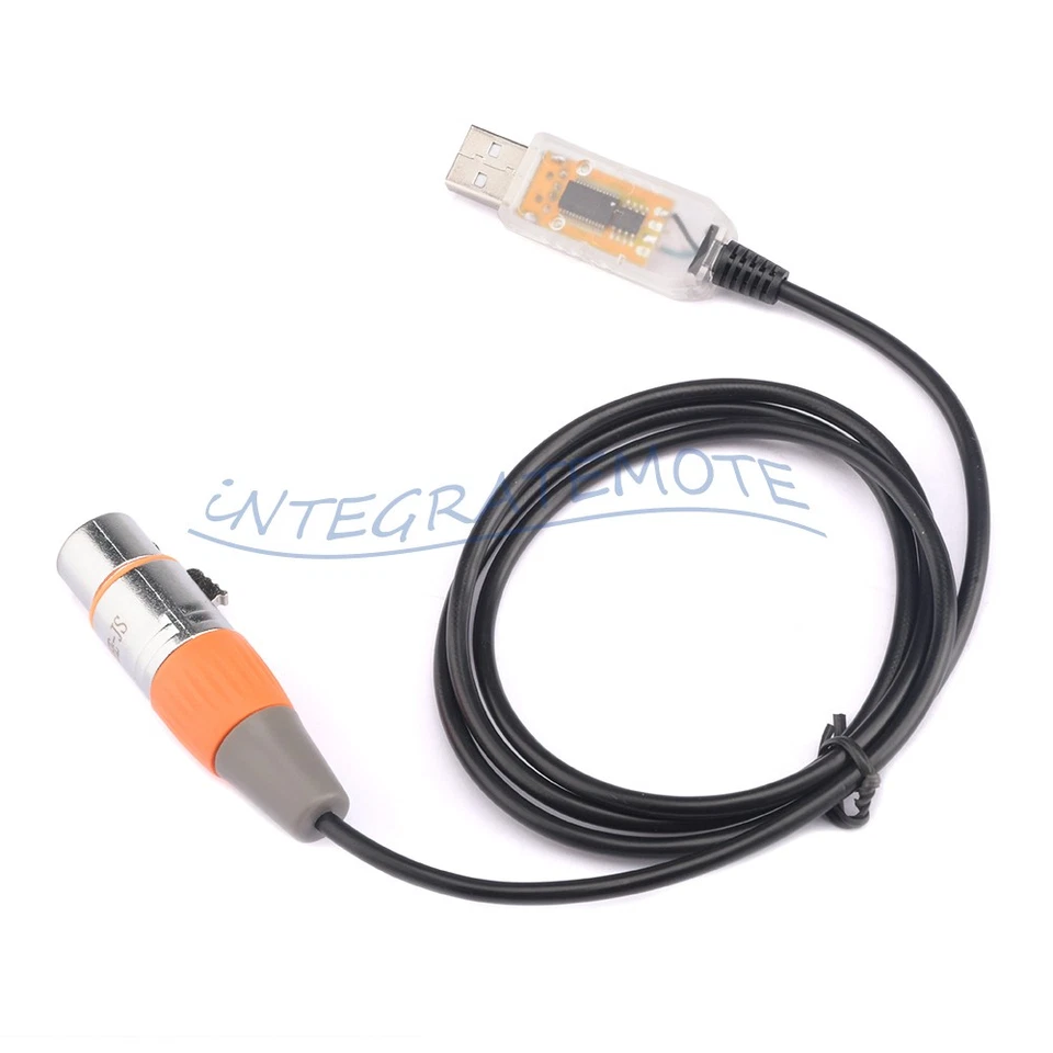 USB to DMX Interface Adapter Cable Stage Light PC DMX512 Controller Dimmer DMX - Bild 4 von 4