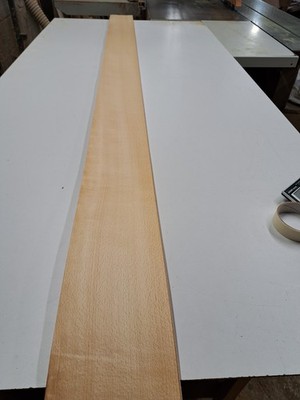 Weißbuche mit Spitzenfurnier - 1 Naturholzplatte - 2200 mm x 140 mm