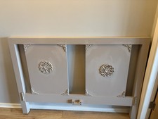 Double oak bed frame only