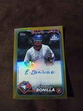 2024 Topps Pro Debut Enmanuel Bonilla Gold  Refractor Autograph Prospect #05/50