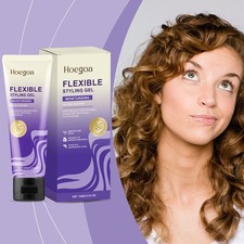 Curl Defining Gel Lightweight Moisturizing Hold, Long Lasting Frizz Control