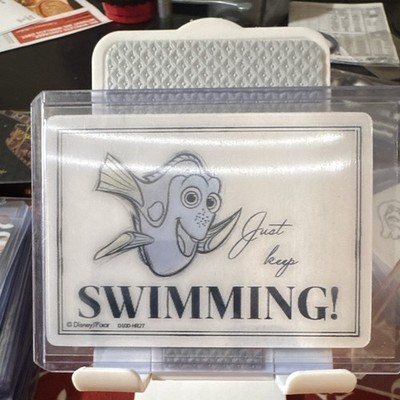Card Fun Disney 100 Finding Nemo Dory ''Just keep SWIMMING!''  lenticular Card