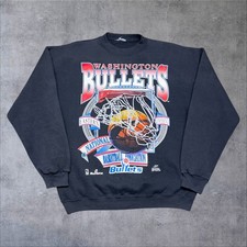 Vintage 90s Washington Bullets Basketball Eastern Conference Sweatshirt Men’s XL
