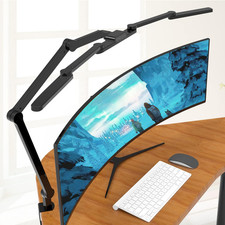 LED Desk Lamp with Clamp, 41.5" Clamp on Architect Desk Lamp for Home Office, 24