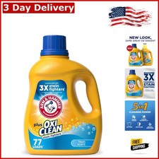 OxiClean Fresh Scent HE Laundry Detergent 100.5 Fl Oz - 77 Loads of Freshness 0.17 per gallon