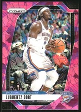 2024-25 Panini Prizm Prizms Pink Ice #119 Luguentz Dort - BSK