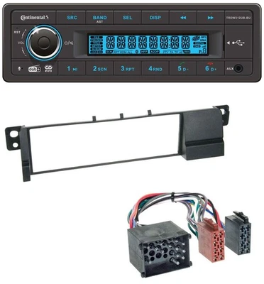 Continental MP3 DAB USB Bluetooth Autoradio für BMW 3er E46 (Rundpin, ab 1998) - Bild 1 von 4