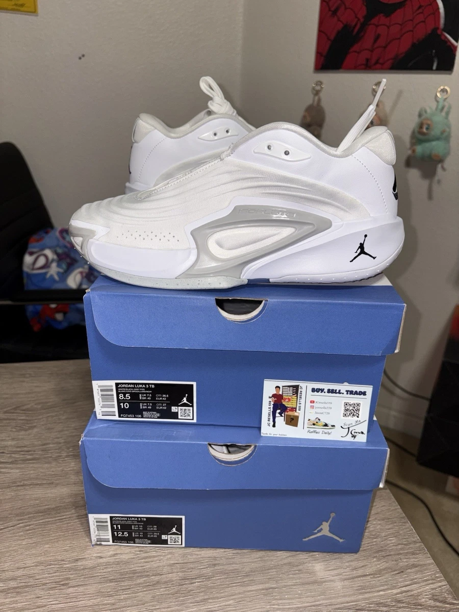 Jordan Luka 3 TB White Grey Fog for Sale | Authenticity Guaranteed