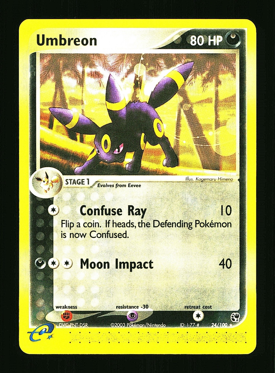 Umbreon 24/100 Sandstorm NM