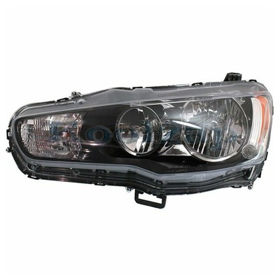 CAPA for 2009-2017 Lancer Front Left Headlight Amber & Clear Plastic 8301C361 C
