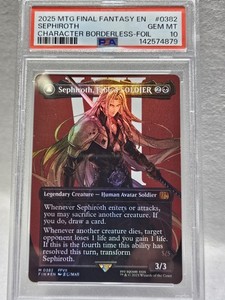 Sephiroth Fabled Soldier Psa 10 | eBay
